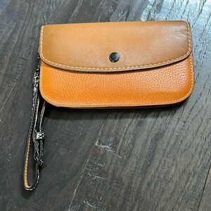 Coach Wristlet 4.25”x7”x.5” (expandable)
